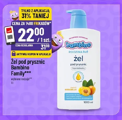 Żel pod prysznic Bambino Family promocja w POLOmarket
