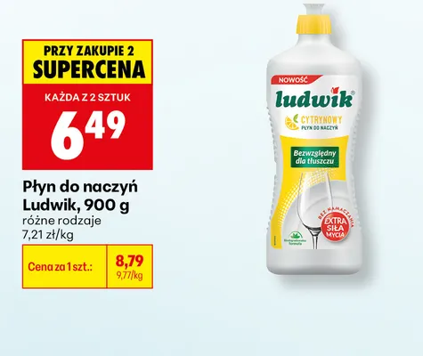 Płyn do naczyń Ludwik promocja w Biedronka
