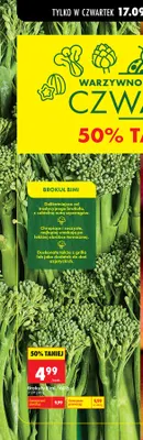 Brokuły Bimi promocja w Biedronka