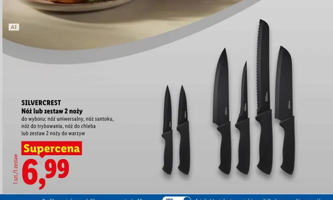 Nóż do trybowania Silvercrest promocja w Lidl