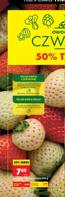 Truskawka czerwona i biała 200 g promocja w Biedronka