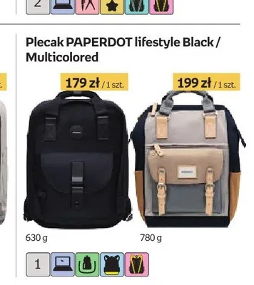 Plecak PAPERDOT lifestyle Multicolored promocja w Empik