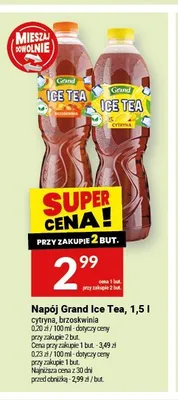 Napój Grand Ice Tea cytryna promocja w Twój Market