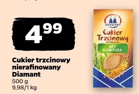 Cukier trzcinowy nierafinowany promocja w Netto