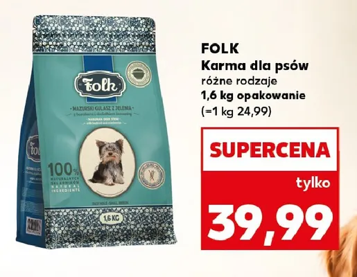 Karma dla psów Folk promocja w Kaufland