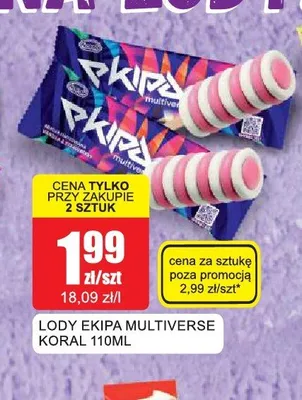 Lody Ekipa Multiverse Koral promocja w Bingo