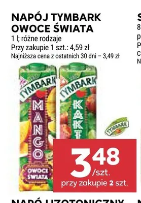 Napój Tymbark Owoce Świata promocja w Stokrotka
