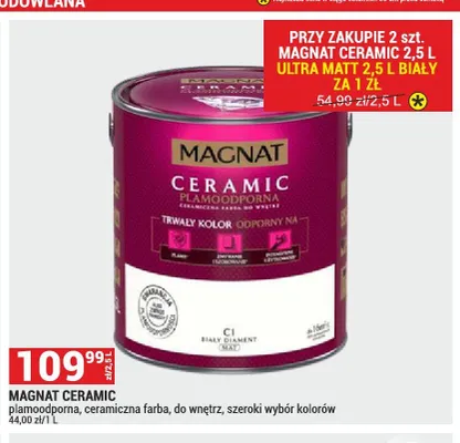 Farba ceramiczna Magnat Ceramic promocja w Merkury Market