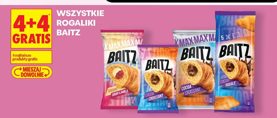 Rogalik Baitz Croissant Cherry & Vanilla promocja w Biedronka