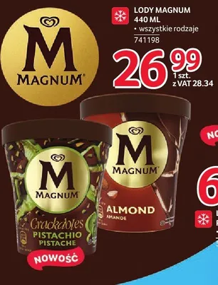 Lody Magnum 440 ml promocja w Selgros