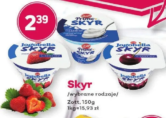 Jogurt Skyr promocja w Bliski
