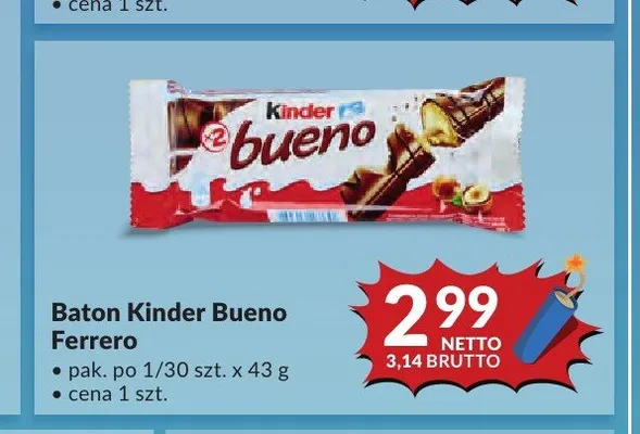 Baton Kinder Bueno promocja w Makro