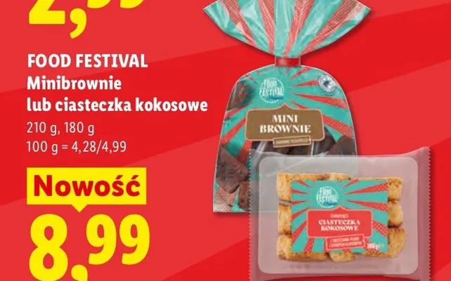 Minibrownie Food Festival promocja w Lidl