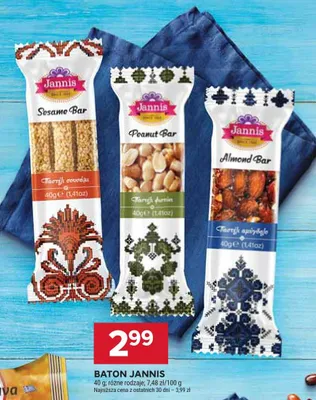 Baton Jannis Sesame Bar promocja w Stokrotka