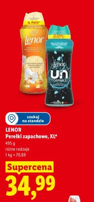 Perełki zapachowe Lenor Gold Orchid promocja w Lidl