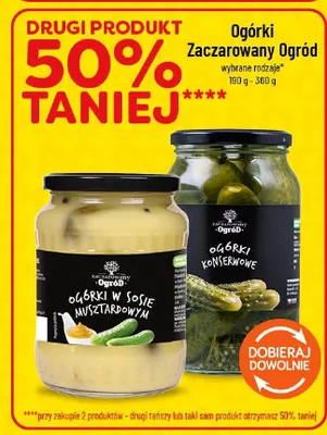 Ogórki Zaczarowany Ogród konserwowe promocja w POLOmarket