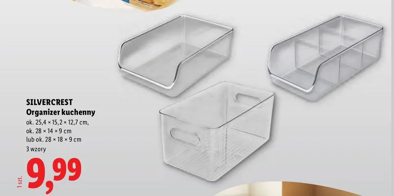 Organizer kuchenny Silvercrest promocja w Lidl