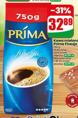 Kawa mielona Prima Finezja promocja w Dino