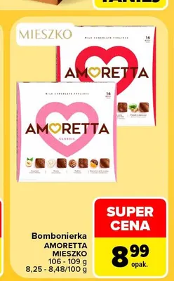 Bombonierka Amoretta Desserts Mieszko promocja w Carrefour