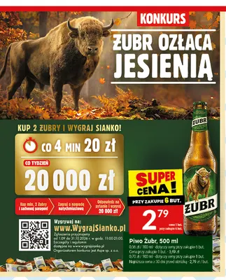 Piwo Żubr promocja w Twój Market