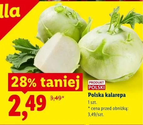 Kalarepa polska promocja w Lidl