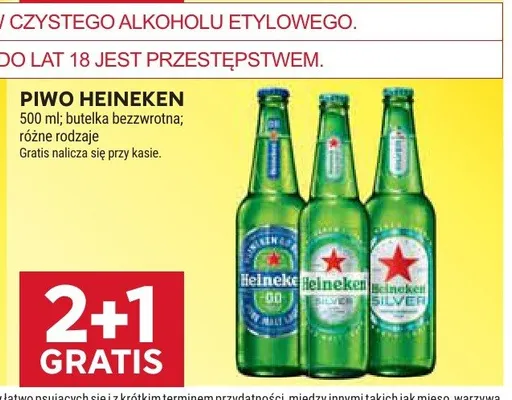 Piwo bezalkoholowe Heineken promocja w Stokrotka