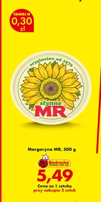 Margaryna MR promocja w Biedronka