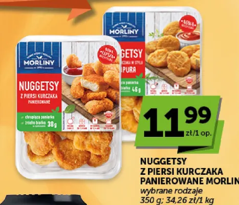Nuggetsy z piersi kurczaka panierowane Morliny promocja w ABC