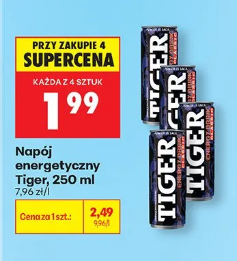 Napój energetyczny cranberry Delito promocja w Biedronka