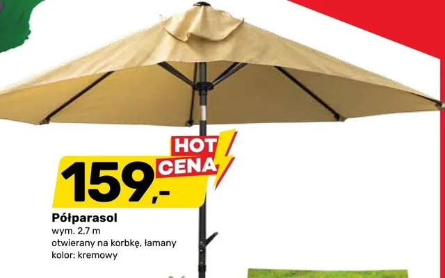 Półparasol promocja w Bricomarche