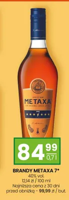 Brandy Metaxa 7* promocja w Twój Market
