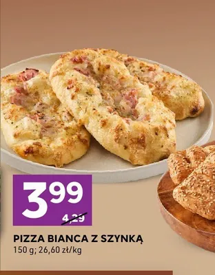 Pizza Bianca z szynką promocja w Stokrotka