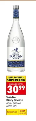 Wódka Biały Bocian promocja w Biedronka