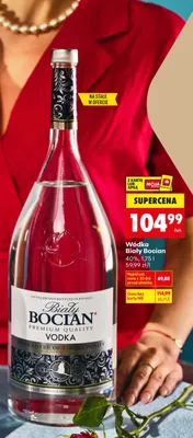 Wódka Biały Bocian promocja w Biedronka