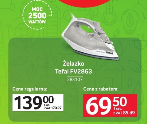 Żelazko Tefal FV2863 promocja w Selgros