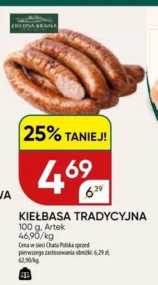 Kiełbasa tradycyjna promocja w Chata Polska