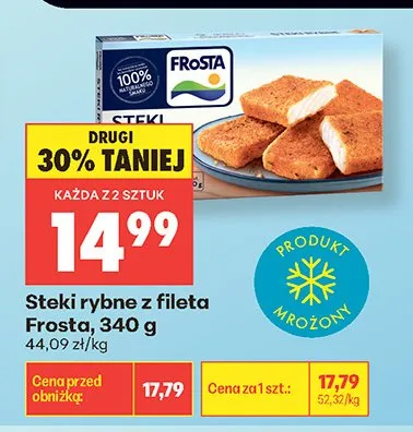 Steki rybne z fileta Frosta promocja w Biedronka