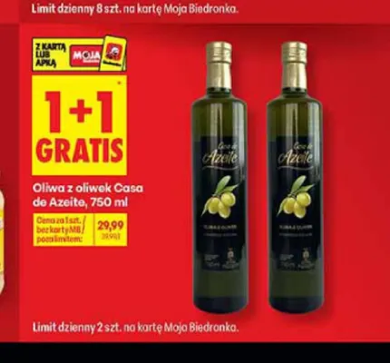Oliwa z oliwek Casa de Azeite promocja w Biedronka