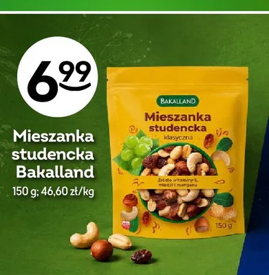 Mieszanka studencka klasyczna Bakalland promocja w Żabka