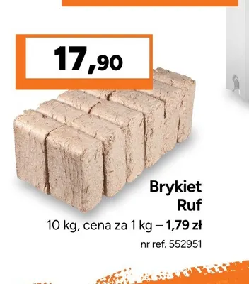 Brykiet Ruf promocja w Bricoman