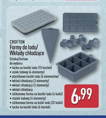 Rożek lodowy 4 elementy Crofton promocja w Aldi