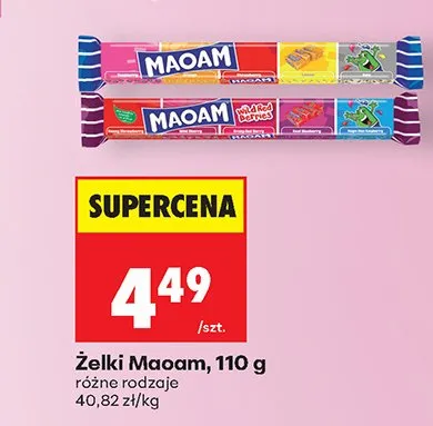 Żelki, różne rodzaje promocja w Biedronka
