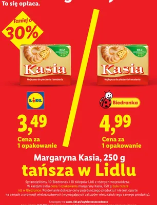 Margaryna Kasia promocja w Lidl