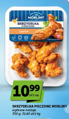 Skrzydełka pieczone Morliny promocja w Groszek
