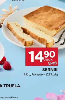 Sernik Janczewscy promocja w Stokrotka