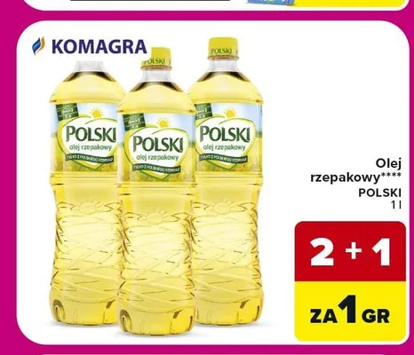 Olej rzepakowy Polski promocja w Carrefour Market