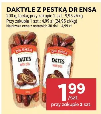 Daktyle z pestką promocja w Stokrotka