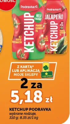 Ketchup Podravka łagodny promocja w Groszek