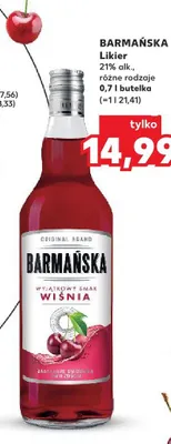 Likier Barmańska Wiśnia promocja w Kaufland