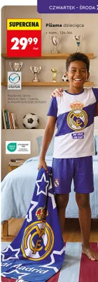 Piżama dziecięca Real Madrid rozm. 134-164 promocja w Biedronka